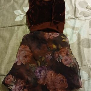 Girls Small Dance Outfit.